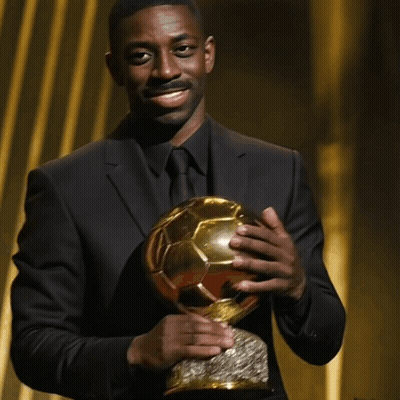 Man In Suit Holding Soccer Ball GIF