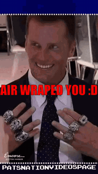 Man In Suit Holding Up Rings Saying Air Wrapped You D GIF