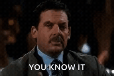 Man In Suit Holding Whiskey Says You Know It GIF