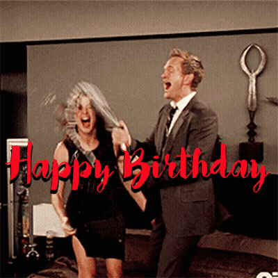Man In Suit Holding Woman Happy Birthday GIF