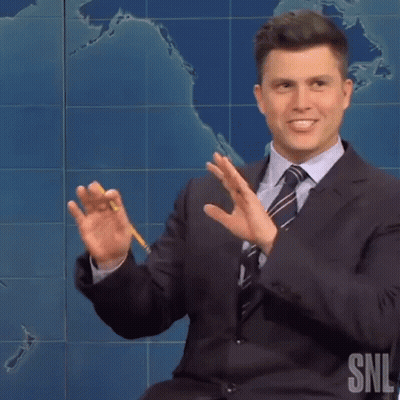 Man In Suit Holding Yellow Pencil GIF
