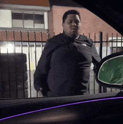 Man In Suit In Front Of Bottle Saying Bottles Can Dame Da Hurt People Please Stop That GIF