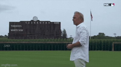 Man In Suit In Front Of Dead Sign GIF