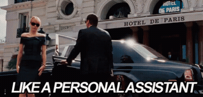 Man In Suit In Front Of Hotel De Paris GIF