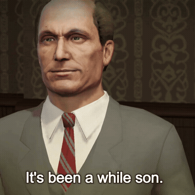 Man In Suit It's Been A While Son GIF