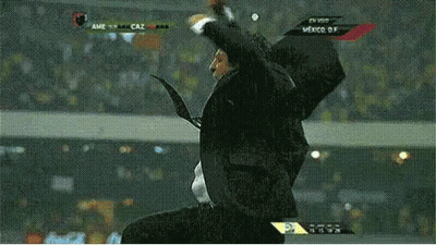 Man In Suit Jumping At Scoreboard Mexico Def GIF