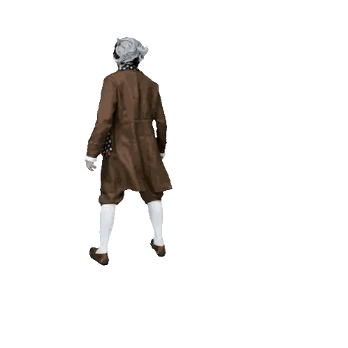 Man In Suit Jumping With You Sticker