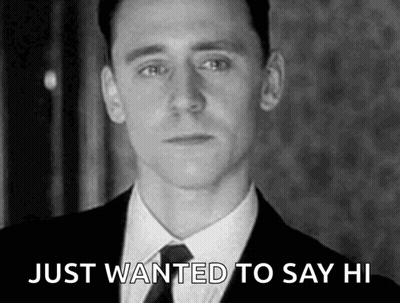 Man In Suit Just Wanted To Say Hi GIF
