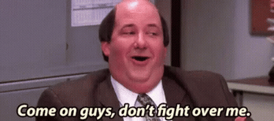 Man In Suit Laughing Saying Come On Guys GIF