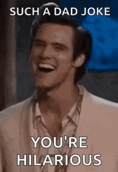 Man In Suit Laughing Such A Dad Joke You're Hilarious GIF