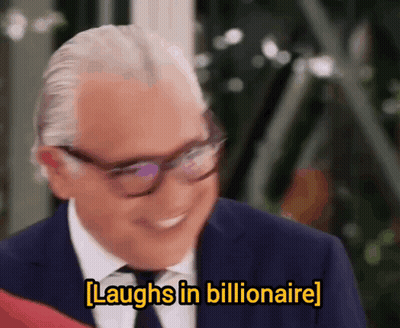 Man In Suit Laughs In Billionaire GIF