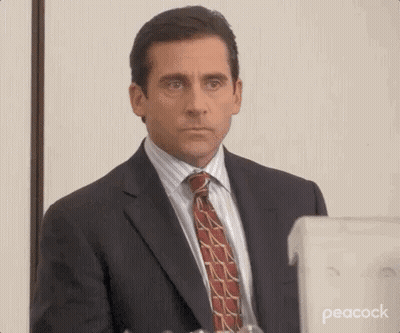 Man In Suit Looking At Computer Screen GIF