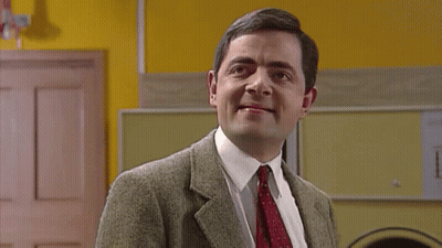 Man in Suit Making Funny Face