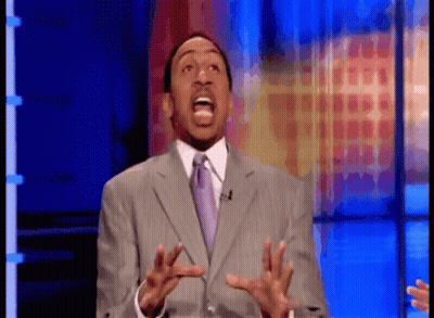 Man In Suit Making Funny Face GIF