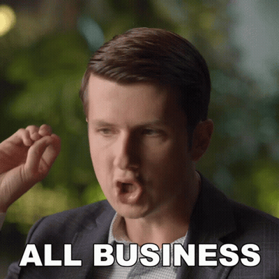 Man In Suit Making Funny Face All Business GIF