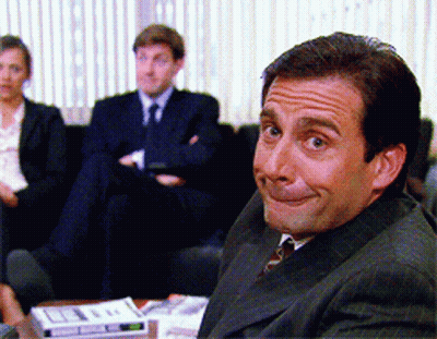 Man In Suit Making Funny Face GIF