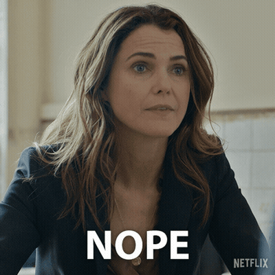 Man In Suit Making Funny Face Nope GIF