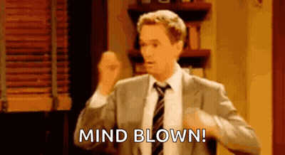 Man In Suit Making Funny Face Saying Mind Blown GIF