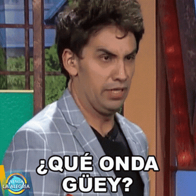 Man In Suit Making Funny Face Saying Que Onda Guey GIF