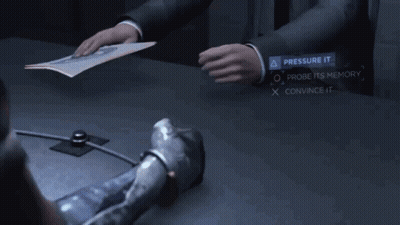 Man In Suit Making Funny Face To Another Man GIF
