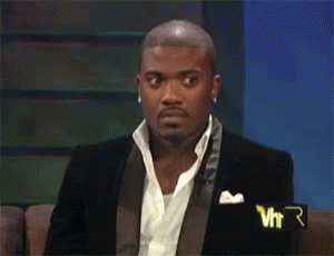 Man In Suit Making Funny Face VTR Logo GIF