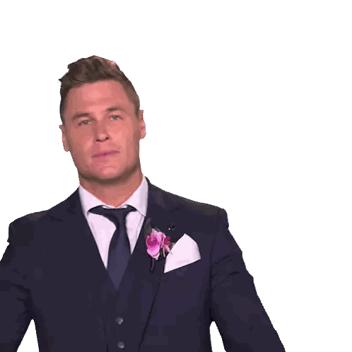 Man In Suit Making Gesture Sticker