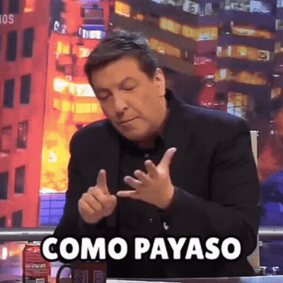 Man In Suit Making Gesture Como Payaso GIF