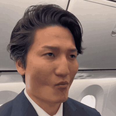 Man In Suit Making Silly Face GIF