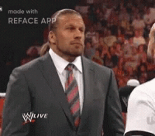 Man In Suit Next To Man In White Shirt GIF