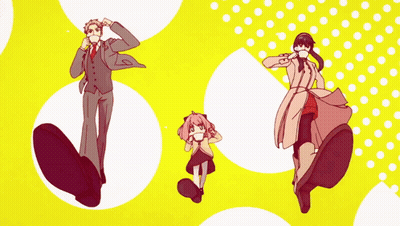 Man In Suit Next To Woman And Girl In Pink Dresses GIF