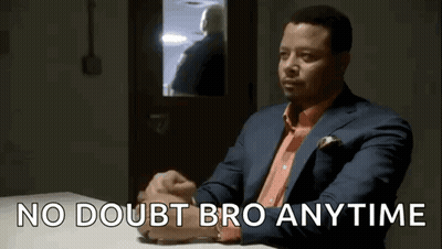 Man In Suit No Doubt Bro Anytime GIF