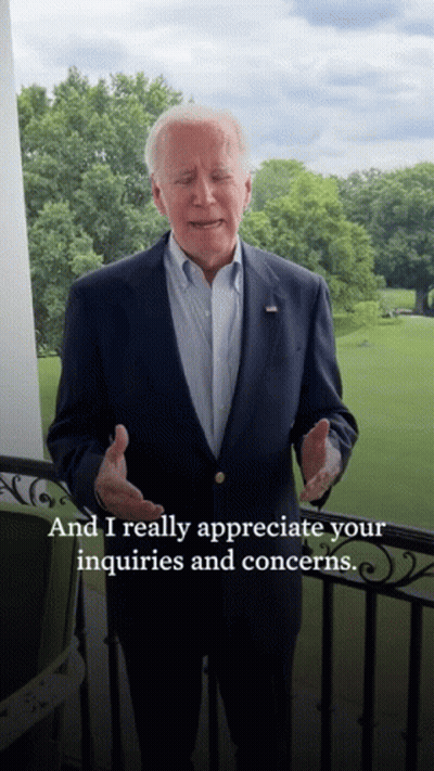 Man In Suit On Balcony And I Really Appreciate Your Inquiries And Concerns GIF