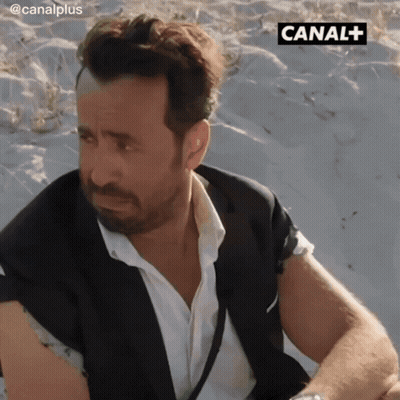 Man In Suit On Beach Canal+ GIF