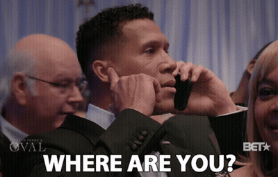 Man In Suit On Phone Where Are You GIF