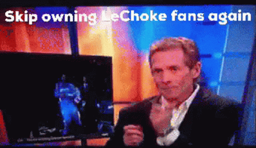 Man In Suit On TV Screen Saying Skip GIF