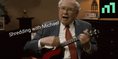Man In Suit Playing Guitar Shredding With Michael GIF