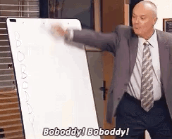 Man In Suit Pointing And Saying Boboddy GIF