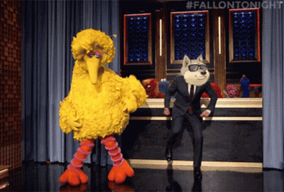 Man In Suit Pointing At Another Man GIF