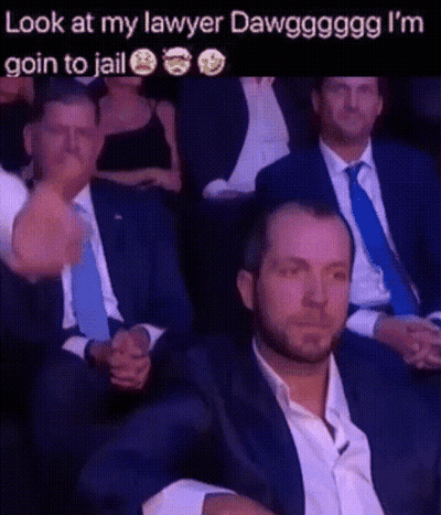 Man In Suit Pointing At Another Man In Suit GIF