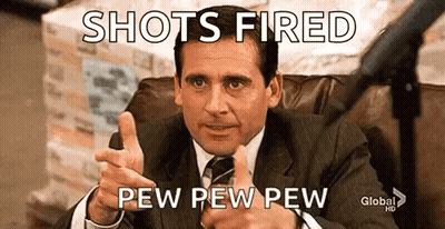 Man In Suit Pointing At Camera GIF