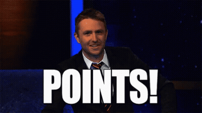 Man In Suit Pointing At Points GIF