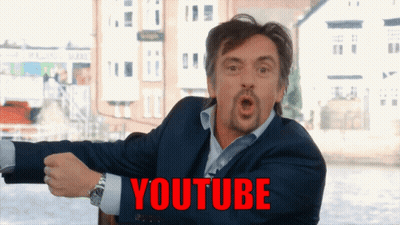 Man In Suit Pointing At YouTube GIF