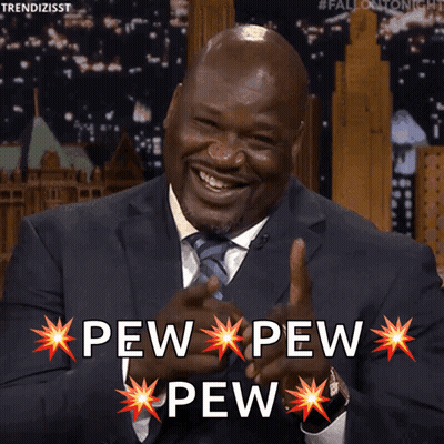 Man In Suit Pointing Saying Pew Pew Pew GIF