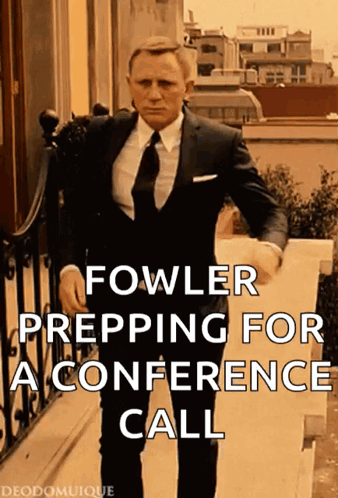 Man In Suit Preparing For Conference Call GIF