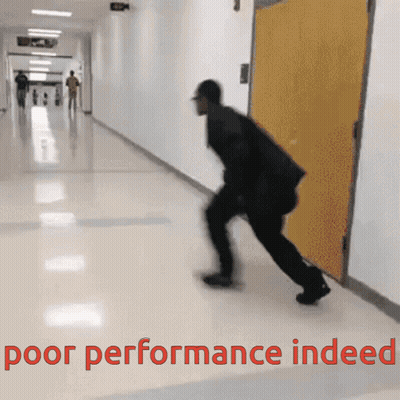 Man In Suit Pushing Door GIF