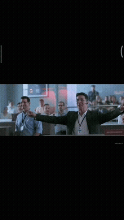 Man In Suit Raising Arms Saying Copy That GIF