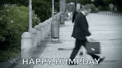 Man In Suit Running With Briefcase GIF