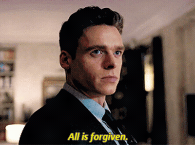 Man In Suit Saying All Is Forgiven GIF