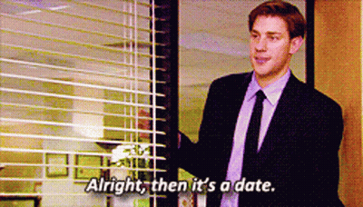 Man In Suit Saying Alright Then It's A Date GIF