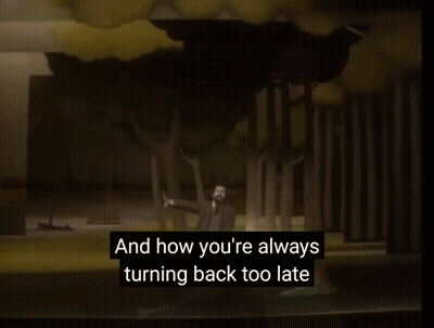 Man In Suit Saying And How You're Always Turning Back Too Late GIF